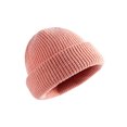 thumbnail image 2 of Minnieouse Gorro de punto elástico grueso invierno cálido deportes al aire libre senderismo viajes nieve esquí gorra accesorios casuales para mujer Sombreros Rosado Minnieouse AP013203-05, 2 of 6
