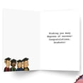 thumbnail image 3 of NobleWorks Funny Graduation Greeting Card (Graduate) with 5 x 7 Inch Envelope (1 Card) Graduate Degrees, 3 of 3
