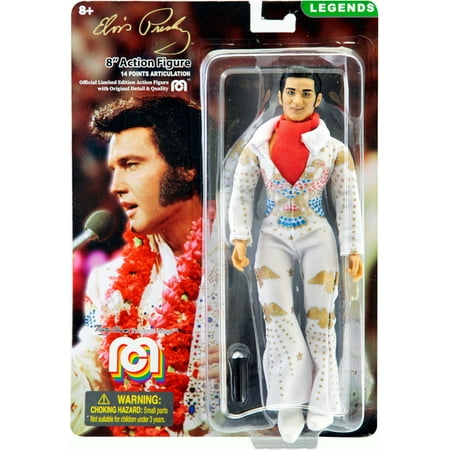 Mego Action Figure, 8” Elvis with Aloha Jumpsuit (Limited Edition Collector’s Item)