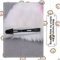 thumbnail image 6 of Racing Butterfly Cat Fox Ears Hairpin Fluffy Plush Cosplay Clip Barrette Party Costume Accessory, 6 of 8