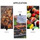 thumbnail image 3 of BALAHAPY 10Ud Bbq Skewer Inoxidable Con Mango De Madera Color Beige Para Asados, 3 of 8