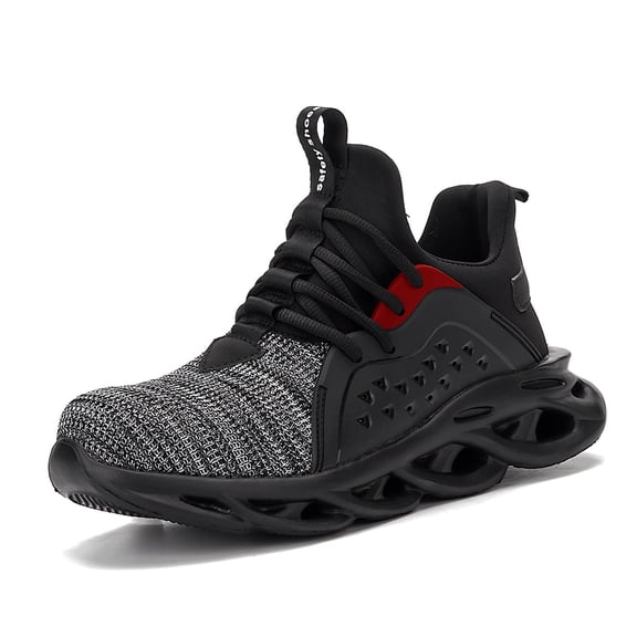 AUXDIQ Work Shoes Men Women Breathable Steel Toe Cap Industrial Trainers Lightweight Construction Sneakers Sport Shoes