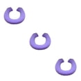 thumbnail image 1 of Transemion Tapis de Salle de Bain Durable Résistant aux Déchirures et Options de Forme U/O Résistant à l'Usure Violet Ensemble de 3, 1 of 6