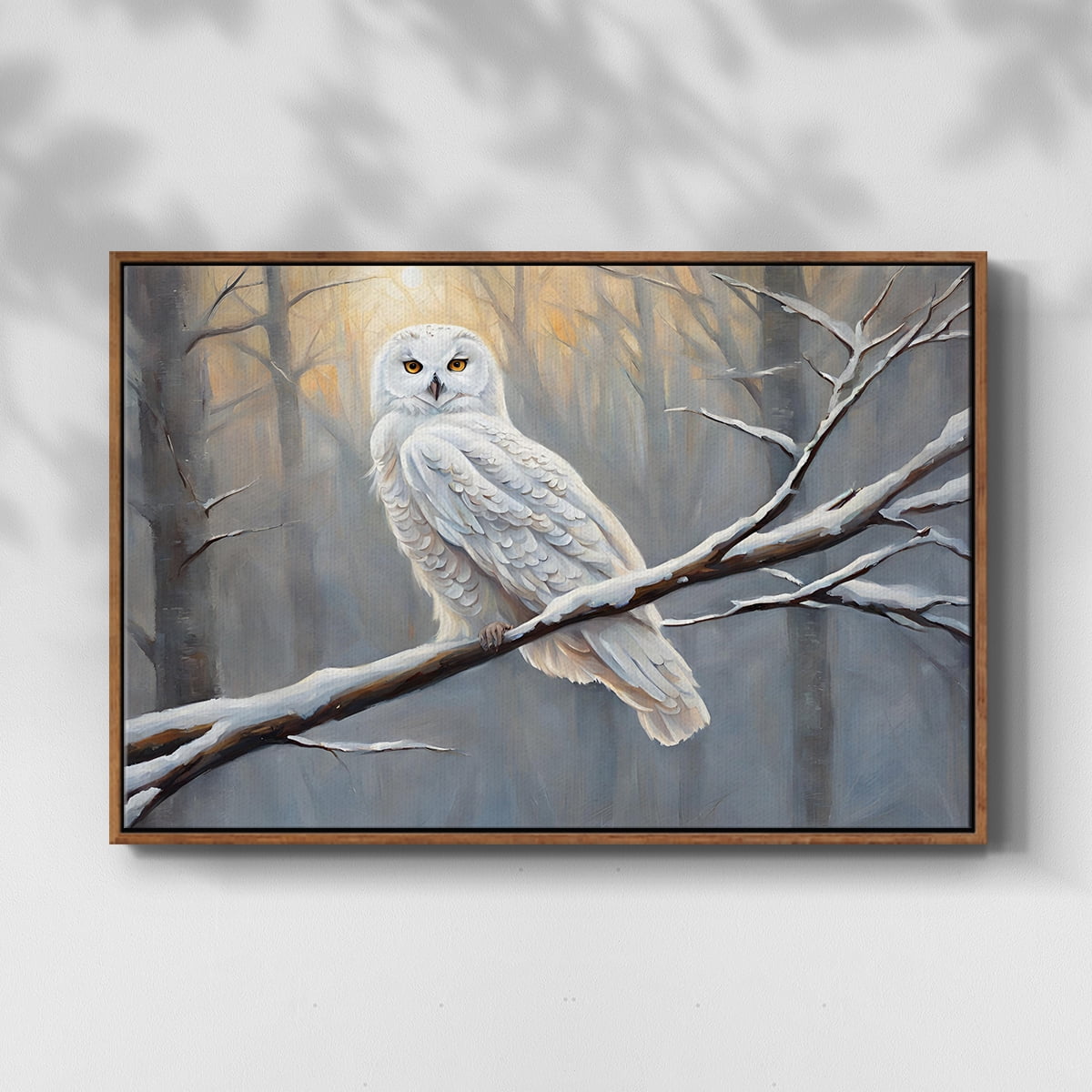 Vintage Landscape-CCXII By Wexford Home Framed in Walnut Wood Gallery Wrapped Canvas 27 in. x 41 in.