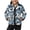 Distressed Denim, variant on Casual Toddler Boys Girls Fleece Jacket for Fall Baseball, Rainbow Leopard Print Windproof Kids Polar Fleece Jacket Outwear Polyester Zip up Fleece Jacket