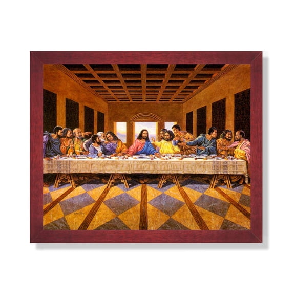 Art Prints Inc Black Last Supper Jesus Christ African American Religious Wall Picture 16x20