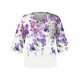 thumbnail image 5 of ICHUANYI Clearance Women's Fashion Printed Loose T-shirt 3/4 Sleeves Blouse V Neck Casual Tops(Purple, S) ICHUANYI WER2023081505193, 5 of 5