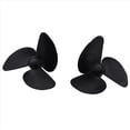 thumbnail image 2 of RC Boat Propeller Set for 2011-5 Fishing Tool Bait Boat Fish Finder Ship Part Positive & Reverse Propeller,10 Pcs,10 x propellers,black, 2 of 8