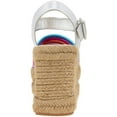 thumbnail image 3 of Kenneth Cole New York Womens Shelby Metallic Ankle Strap Espadrilles, 3 of 3