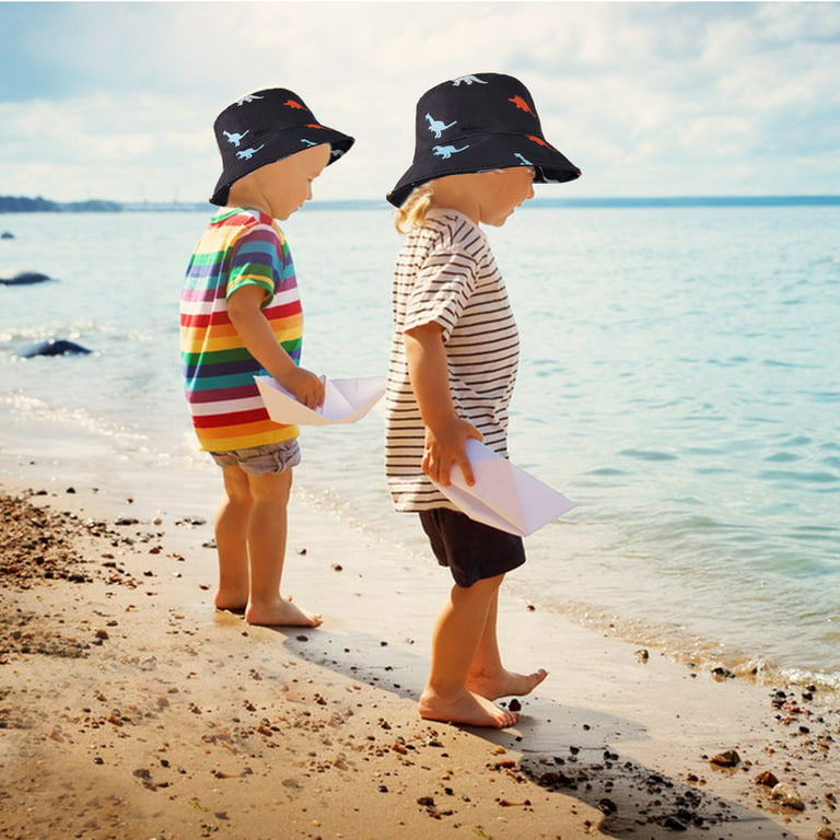 Kabuer Baby Hat Kids Baby Sun Hat Kids Summer Bucket Hat unisex Beach Hats for Child 2-3 Years Old, Infant Unisex, Size: One Size