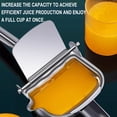 thumbnail image 5 of Cadancy Manual Juicer Lemon Squeezer Heavy Duty Stainless Steel Hand Press Citrus Juicer for Pomegranate Orange Lime Grapefruit Ergonomic Lever Design Easy Extract Kitchen Tools Fruit Extractor, 5 of 9