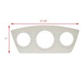 thumbnail image 4 of Sea Ray Boat Blank Gauge Panel 2118796 | 260 Sundancer Matte Silver, 4 of 4