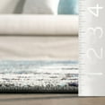 thumbnail image 2 of nuLOOM Haydee Glacial Abstract Area Rug, 10' x 14', Haydee Teal, 2 of 5