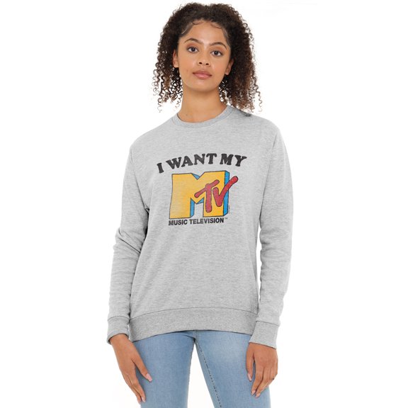 MTV I Want My MTV 2 Women's Crew Sweatshirt
