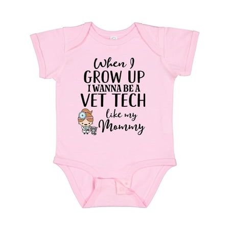 

Inktastic Vet Tech Mom Veterinary Technician Gift Baby Girl Bodysuit