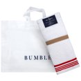 thumbnail image 3 of Bumble Premium Large Cotton Kitchen Towels | 16”x 28” | 6 Pack | Weft Insert Design | 380 GSM Highly Absorbent Hand Towels Set With Hanging Loop | Red, 3 of 6