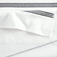 thumbnail image 4 of Martha Stewart Modern Waffle Kitchen Towel Set 6-Pack, Black, 16"x28", 4 of 11