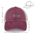 thumbnail image 2 of Gabagool Wine Red Hat Adjustable Funny Fashion Unisex Baseball Cap for Men Women, 2 of 7