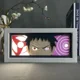 thumbnail image 5 of Anime 3D Naruto Manga luz nocturna lámpara de tallado de papel caja de luz lámpara de mesa decoración de habitación Itachi Uchiha Sasuke figuras de acción Juguetes, 5 of 5