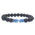 thumbnail image 4 of 8 Pcs Bijoux Pierre Volcanique Bracelet Magnétite Coloré Bracelet Lave, 4 of 5