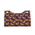 thumbnail image 4 of Lsque Stars and Fox Cute Printed Long Tissue Box Cover Holder, Facial Paper Organizer Dispenser,Triangle with Bottom Belt, PVC Leather Decorative Organizer, 4 of 9