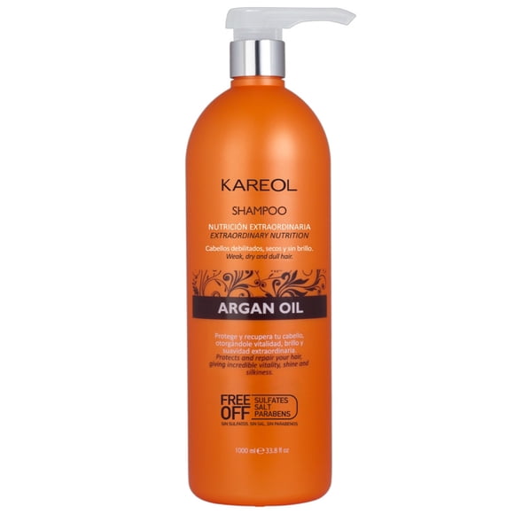 Shampoo KAREOL Argan 1LT Nutrición Suprema Antioxidante Restauración