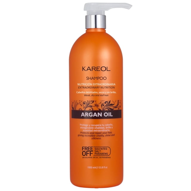 Shampoo KAREOL Argan 1LT Nutrición Suprema Antioxidante Restauración