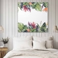 thumbnail image 4 of Palm Leaves Wall Art Painting on Canvas, Summer Botanical Tropical Plants Canvas Art Home Prints Wall Art Framed Modern Artwork for Living Room Bedroom Wall Decor 16x16in, 4 of 9