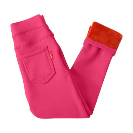 

Winter Savings Clearance! Dezsed Sweet Girls Pants Kids Boys Thick Warm Trousers Winter Children Casual Solid Color Warm Pants Girls Leggings 2-9 Years Leggins Kids