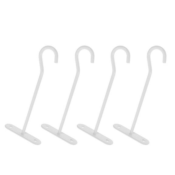 Hook up Plant Pot Shelf Indoor Hanger Hanging Hooks for Concrete Walls Ceiling Outdoor Plants Coat White