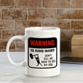 thumbnail image 5 of Warning To Avoid Injury Don't Tell Me How To Do My Job 11oz Plastic Coffee Mug | Funny Novelty Coffee Lover Cup, 5 of 6