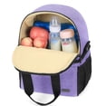 thumbnail image 2 of Bolsa para Extractor de Leche Teamoy Tote con Enfriador para Madres Trabajadoras en Morado, 2 of 8