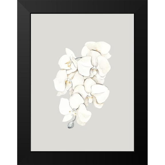 Urban Road 12x14 Black Modern Framed Museum Art Print Titled - Beige Lilies Poster