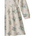 thumbnail image 3 of Star Wars The Mandalorian Baby Girls Grogu Baby Yoda Long Sleeve Fleece Dress, Sizes 12-24 Months, 3 of 3