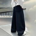 thumbnail image 4 of CONROSES Boys Baggy Sweatpants Wide Leg Baggy Pant for Child Embroidery Elastic Waist Drawstring Streetwear Jogger Trousers with Pockets, 4 of 4