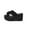 Black, variant on WSBDENLK Summer Beach Sandals Comfortable Beach Sandals for Women Bow Thick Bottom Wedge Heel Flip Flops Sandals