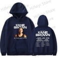 thumbnail image 4 of Sudadera unisex de manga larga con estampado de Kane Brown In The Air Tour para hombre y mujer, estilo urbano, para invierno, 4 of 5