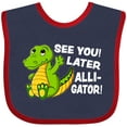 thumbnail image 3 of Inktastic See You Later Alligator Boys or Girls Baby Bib, 3 of 4