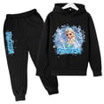 thumbnail image 5 of Conjunto de chándal de Disney Frozen para niñas, sudaderas y pantalones con capucha de Frozen Elsa, ropa deportiva para niños, traje deportivo de moda, 5 of 5