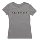 thumbnail image 1 of Camiseta gris para mujer del programa de televisión Friends (talla 2XL), 1 of 3