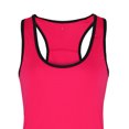 thumbnail image 2 of Tri Dri - Camiseta sin mangas deportiva con panel para mujer (Rosa/negro), 2 of 2
