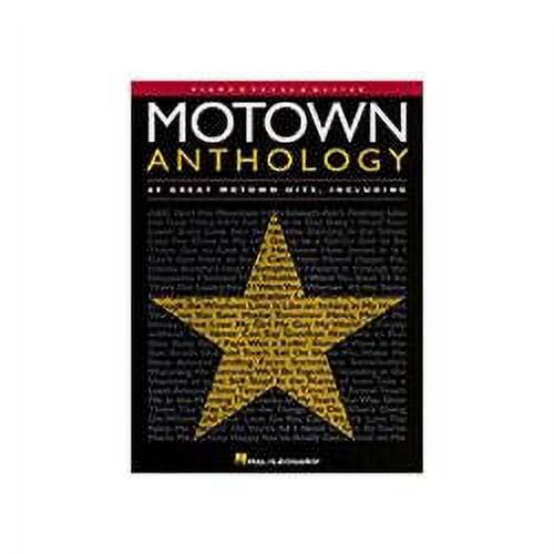 Hal Leonard Motown Anthology Piano, Vocal, Guitar Songbook
