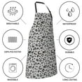 thumbnail image 5 of Fuzoiu Wild Animal Leopard Print Print Adjustable Waterproof Apron with Pockets,Waterproof Apron for Cooking, Gardening, and Art Projects, 5 of 8