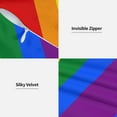 thumbnail image 5 of Rainbow Pride Flag Decorative Cozy Throw Pillow Covers Soft Square Couch Cushion Case for Home Sofa Decor (Set of 2) 18"x18", 5 of 7