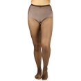 thumbnail image 4 of ToBeInStyle Women's Fishnet Seamless Full Footed Panty Hose Tights Hosiery - Coffee - One Size Plus, 4 of 6