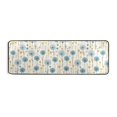 thumbnail image 2 of Dailycode Hallway Runner Rug 2x6 Non Slip Absorbent Soft Floor Mat for Home Kitchen Bedroom Entrance Blue and Yellow Dandelion, 2 of 7