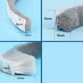 thumbnail image 5 of 5M Home Brush Tape Gadgets Door and window seal Sealing Strip Self Adhesive Pile Weatherstrip SILVER GREY 9X5MM, 5 of 8