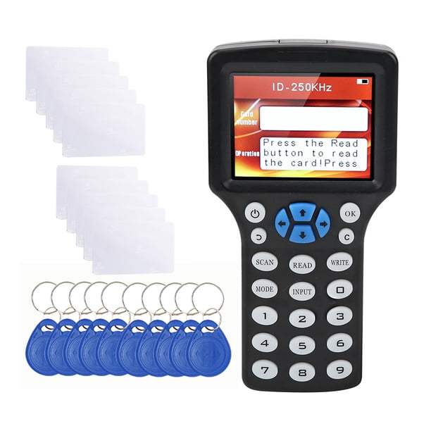 Replicador de tarjetas de acceso RFID/NFC Replicador de tarjeta de acceso RFID/NFC Pantalla a todo color HID-125KHZ para tarjeta de elevador FLhrweasw El nuevo