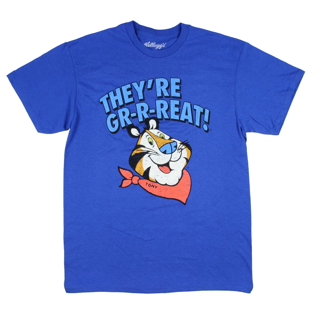 tony the tiger t shirt blue