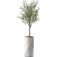 thumbnail image 4 of Artificial Tree in Modern Granite Effect Planter, Fake Olive Silk Tree for Indoor and Outdoor Home Decoration - 68" Overall Tall (Plant Pot Plus Tree), 4 of 5